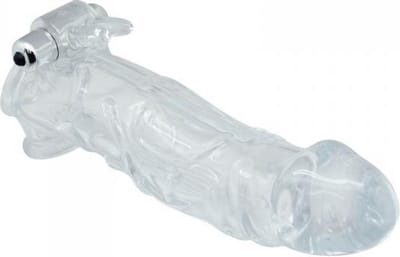 Penissleeve met Vibratie - Transparant