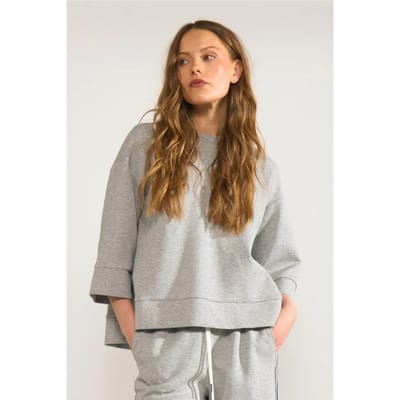 Nümph 707095 nunathalie sweat medium grey mel