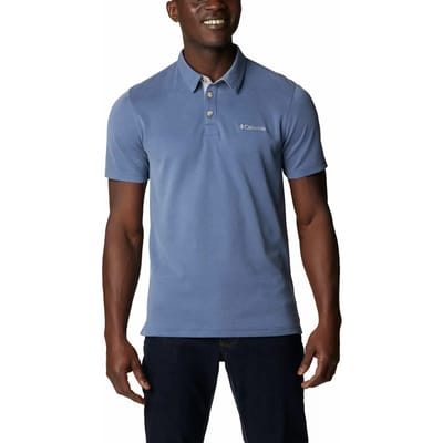 Columbia Nelson Point™ Polo - Polo Shirt - Heren Polo - Blauw - Maat M