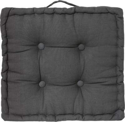 Atmosphera - DELUXE stoelkussen - Zitkussen - 40x40 cm - 8cm dik -grijs