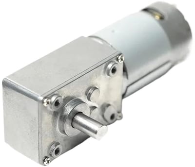 Reductiemotor - DC Motor - Projecten Aansturen - Zelfsluitend Hoog Koppel - 12V 258 RPM - Zilver