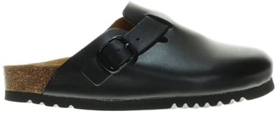 Zwart Lederen Clogs Scholl maat 37