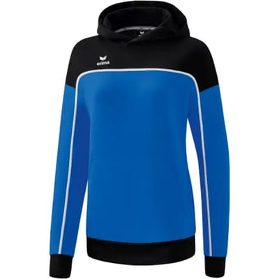 Erima Change Sweatshirt Met Capuchon Dames - Wit / Zwart / New Royal | Maat: 34