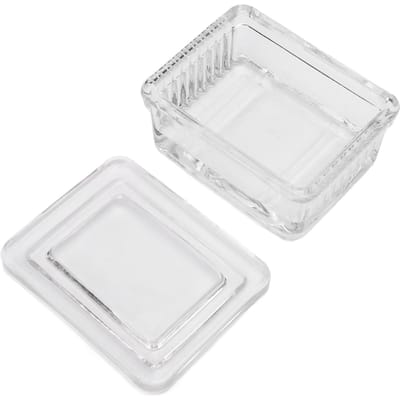 Glazen Kleurpot met Deksel Dierlijke en Plantaardige Specimens Objectglaasjes Kleurbak Heldere Container voor