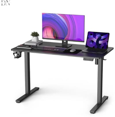 Deniva - Zit Sta Bureau Elektrisch - Elektrisch - 120 x 60 - Elektrisch Bureau - Hoogte Verstelbaar 70-116 cm - Geheugen - Zwart-