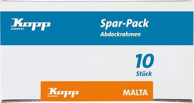 Afdekframe 1-voudig - Wanddecoratie - Stopcontact afwerken - Profipack 10 stuks - 83 x 82 cm - antraciet
