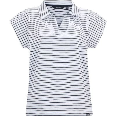 Dames Lorana T-shirt met kraag en korte mouwen