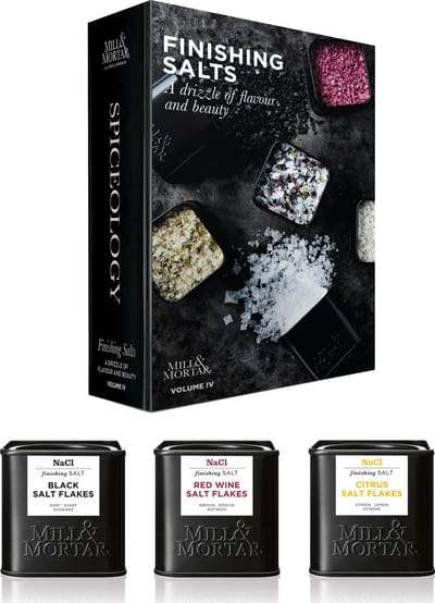 Mill & Mortar Finishing Salts - Geschenkbox met 3 verschillende afwerkingszouten