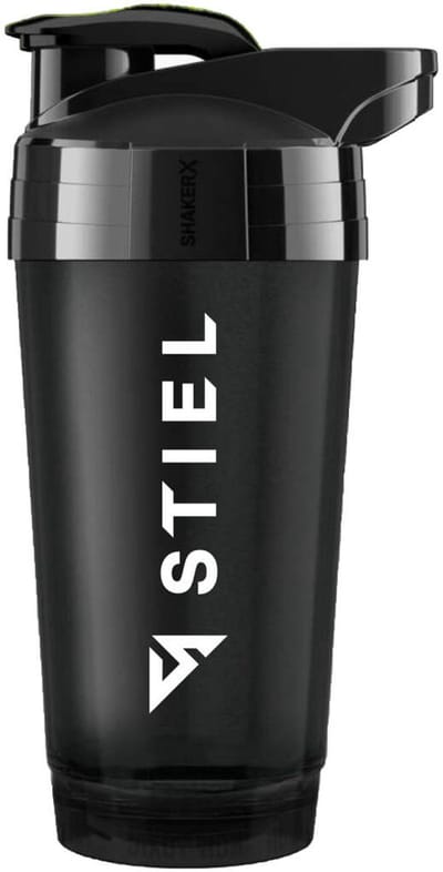Stiel ShakerX - 700ml - BPA vrij - Zwart met wit