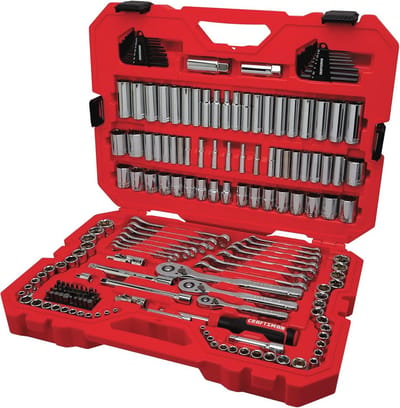 Mechanische Gereedschapsset 189-delig met 1/4 en 3/8 Inch Aandrijving