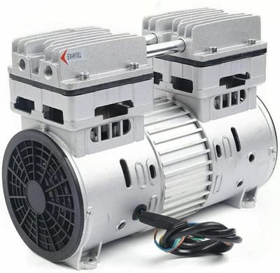 Stille Compressor - Luchtpomp Generator - Bandenvullen Banden - Olievrije Werking - 145 L/min - Metaal