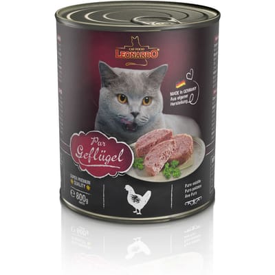 6x800g All Meat Gevogelte Puur Leonardo Kattenvoer