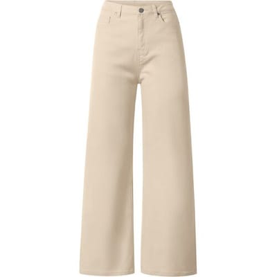 ESMARA Dames jeans - Wide leg (Beige, 34)