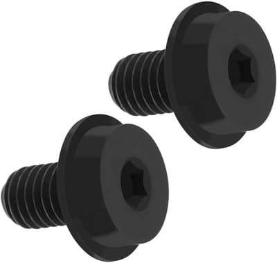 Dailygoods- Cirkelzaagblad Bout 2 Stuks - Stevig/duurzaam - Compatibel met Dewalt - Lange levensduur - M6 x 18 mm - Zwart/metaal - Zaagbladbout