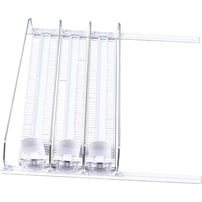 38cm Koelkast Drankdispenser Verstelbare Koelkast Zelfduwende Soda Blikjes Dispenser voor Bier Frisdrank white