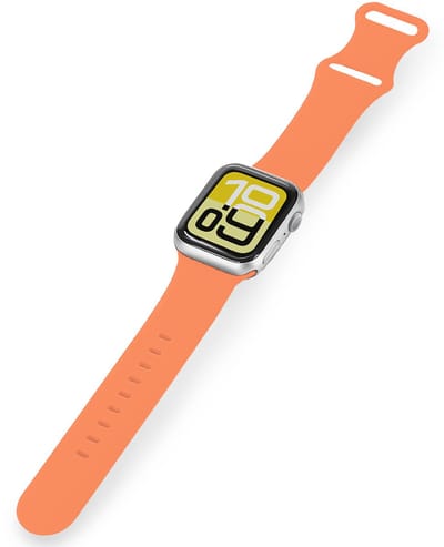 Horloge Bandje Geschikt voor Apple Watch 1, 2, 3, 4, 5, 6, 7, 8, 9, SE - 38/40/41 mm Bandje Siliconen Polsband - Siliconen Bandje Smartwatch - Calendula