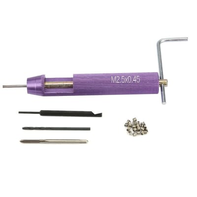 M2.5*0.45 Schroefdraad Inzetstukken Reparatie Gereedschap Set Draad Inzetstuk Installatie Kit blue