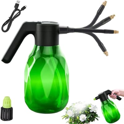 Elektrische Plantensproeier - Oplaadbare Spuit - Tuin Onderhoud - Vinger Vrije Werking - 2 Liter - Groen