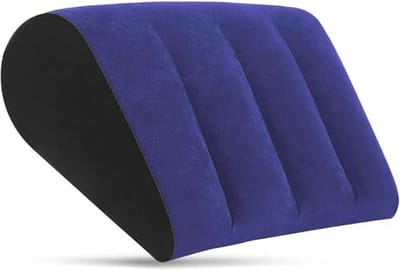 Opblaasbaar Wigkussen voor Draagbaar Comfort - Ideaal voor Slapen, Yoga en Reizen