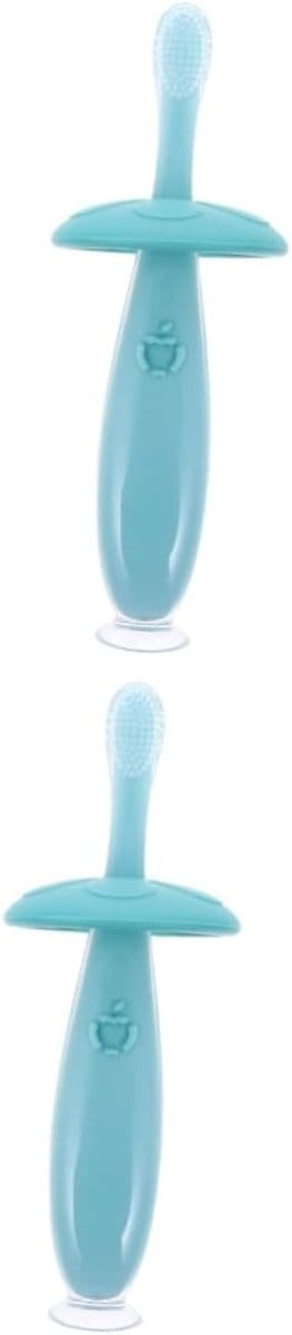 Tandborstel Sets - Peuter Tandenborstel - Mondverzorging Kinderen - Zachte Borstels - 2 Sets - Blauw