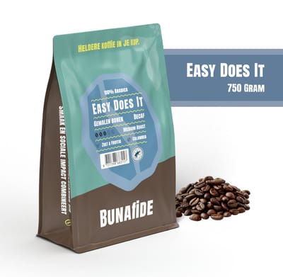 Bunafide - Still Kicking - Medium Roast - 100% Arabica - Decaf - Koffiebonen - 750 gram