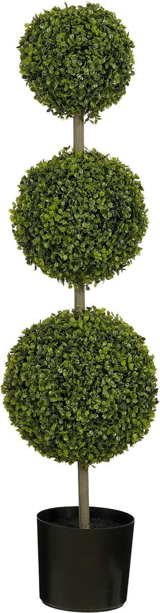 Mica Decorations Kunstplant Buxus - 30x30x120 cm - Polyethyleen - Groen