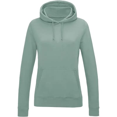 Just Hoods Women´s College Hoodie JH001F - DUSTY GREEN - XS