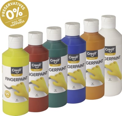 Creall vingerverf set a 6x 250ml