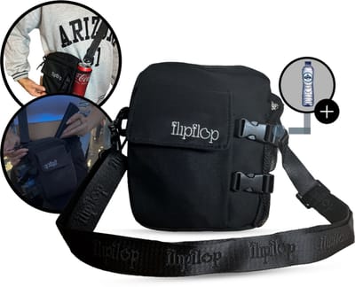 Flipflop Club® Festival Tasje | Met Stevige Fleshouder | Telefoontasje | Fanny Pack | Crossbody | Fles Tas | Waterfles | Bottle Bag