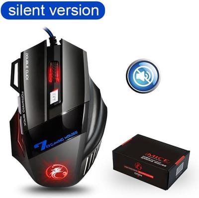 TechU™ Gaming Muis – Bedrade Muis – Ergonomische Computer Muis – Met RGB Backlight – Stille Muis voor PC en Laptop