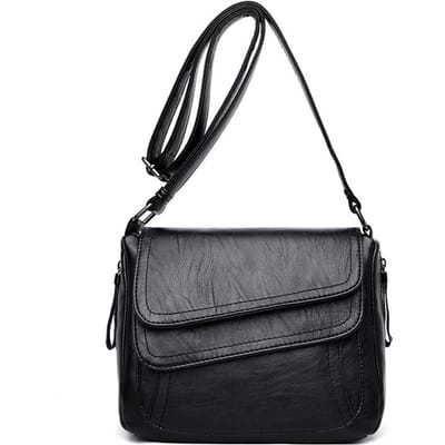 Automne Nouveau Style Automne Sac pour Femmes d'Âge Moyen et Âgé Sac Bandoulière Sac Bandoulière Cuir Souple Sac Simple pour Femmes gray