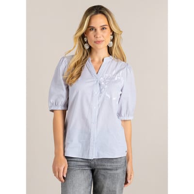 IVY BEAU Gaja Tops - Grey/White - maat 36