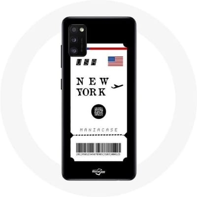 Samsung Galaxy A41 hoesje New York vliegticket