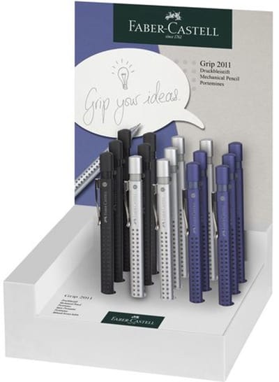 Faber-Castell vulpotlood - Grip 2011 - display 15 stuks - assorti - FC-131230