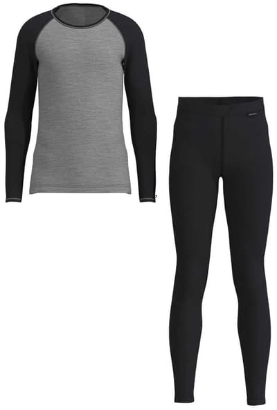 Loeffler Set Cb Transtex® Merino Basislaagbroek Zwart 116 cm Jongens
