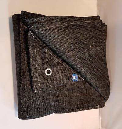 Netten voor Bouwwerfhekken / Hekwerknetten - 1.80 m x 3.45 m - 345 cm - zwart