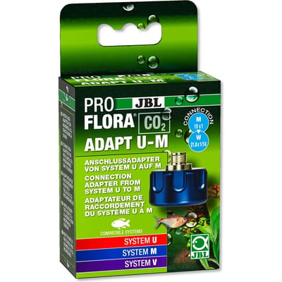 JBL ProFlora Adapt u-m CO2 conversieadapter: van wegwerp naar hervulbaar