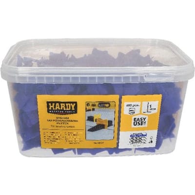 Hardy Tegel-egaliseerclips 1 mm - 400 stuks