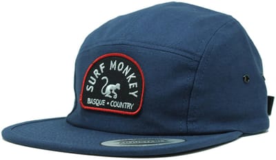 5-panel pet - platte klep - Jockey / Volwassenen / One size (blauw)