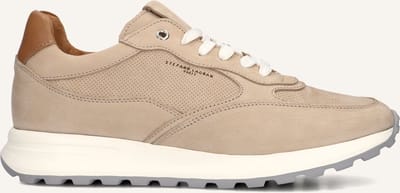 STEFANO LAURAN Lj2504 Sneakers - Suède - Heren - Beige - Maat 40