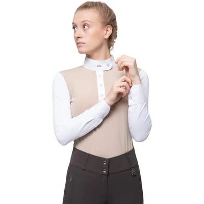 Dames lycra wedstrijdpolo Premier Equine Rossini