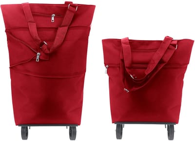 Unyqoos® Handige Opvouwbare Boodschappentrolley met Multifunctioneel Gebruik en Stijlvolle Ontwerpopties