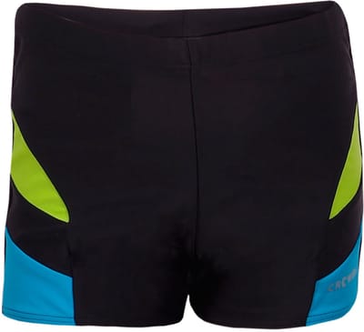Crowell Zwembroek Jongens Lenny kol.01 Zwart-Groen-Blauw - Maat 116cm