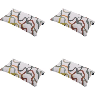 Madison - Sierkussen Blaze - Multikleur - 30x50x10cm - Set van 4