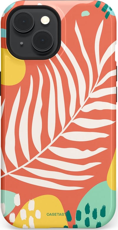 Casetastic Hoesje Geschikt voor Apple iPhone 15 Magsafe - Stijlvolle Beschermende Duo-layer Case - Zomeravond