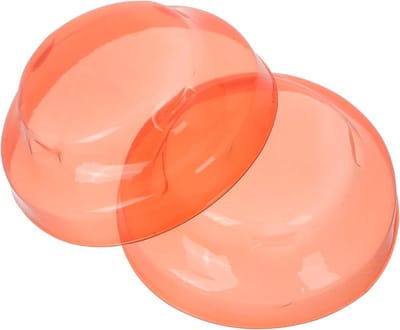 Rookmelder Beschermkap - Detector Cover - Keuken Bescherming - Voorkomt Vlekken - 10 cm - Oranje