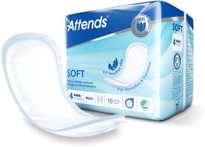 Attends Soft 4 Maxi - 1 pak van 10 stuks