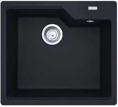 Franke Urban - UBG 610-56 fragraniet spoelbak, 56x50 cm, mat zwart 114.0700.066
