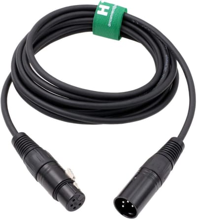 Mic Recorder Mixer Headphone Amplifier Balanced Audio Kabel 4-Pins XLR 3 Meter