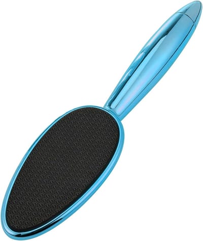 Glazen Voetvijl - Voetrasp Pedicure - Verwijderen Eelt - Nano Glas Materiaal - 24 cm - Grijs